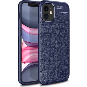 Apple iPhone 12 (Mini) Deri Görünümlü Lux Niss Silikon Kılıf