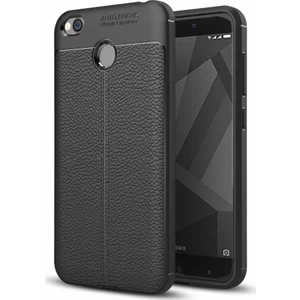 Xiaomi Redmi 4x Deri Görünümlü Lux Niss Silikon Kılıf