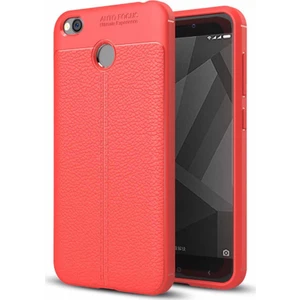 Xiaomi Redmi 4x Deri Görünümlü Lux Niss Silikon Kılıf