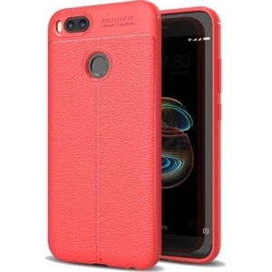 Xiaomi Mi A1 Deri Görünümlü Lux Niss Silikon Kılıf