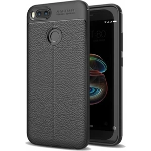 Xiaomi Mi A1 Deri Görünümlü Lux Niss Silikon Kılıf