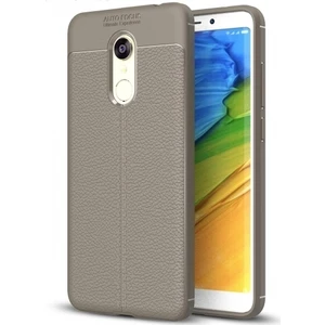 Xiaomi Redmi 5 Plus Deri Görünümlü Lux Niss Silikon Kılıf