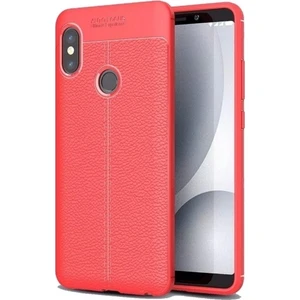 Xiaomi Mi A2 Deri Görünümlü Lux Niss Silikon Kılıf