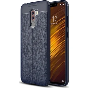 Xiaomi Pocophone F1 Deri Görünümlü Lux Niss Silikon Kılıf