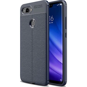 Xiaomi Mi 8 Lite Deri Görünümlü Lux Niss Silikon Kılıf