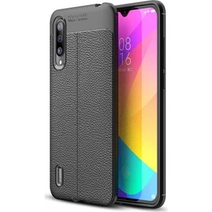 Xiaomi Mi 9 Lite Deri Görünümlü Lux Niss Silikon Kılıf