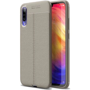 Xiaomi Mi 9 Lite Deri Görünümlü Lux Niss Silikon Kılıf
