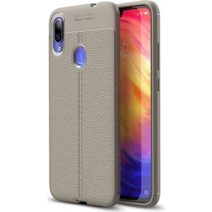 Xiaomi Redmi Note 7 Deri Görünümlü Lux Niss Silikon Kılıf