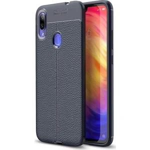 Xiaomi Redmi Note 7 Deri Görünümlü Lux Niss Silikon Kılıf