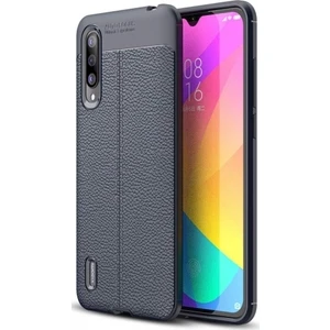 Xiaomi Mi A3 Deri Görünümlü Lux Niss Silikon Kılıf