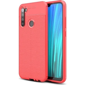 Xiaomi Redmi Note 8 Deri Görünümlü Lux Niss Silikon Kılıf