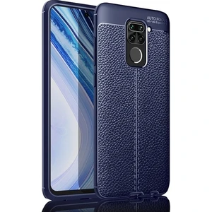 Xiaomi Redmi Note 9 Deri Görünümlü Lux Niss Silikon Kılıf