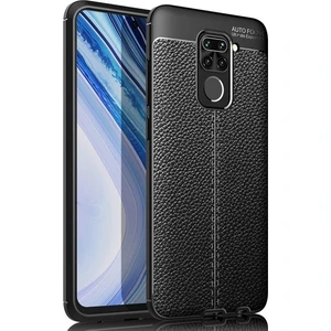 Xiaomi Redmi Note 9 Deri Görünümlü Lux Niss Silikon Kılıf
