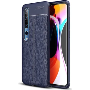 Xiaomi Mi 10 Deri Görünümlü Lux Niss Silikon Kılıf