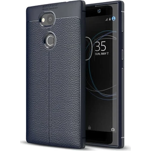 Sony Xperia Xa2 Deri Görünümlü Lux Niss Silikon Kılıf