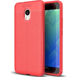 Meizu M5S Deri Görünümlü Lux Niss Silikon Kılıf