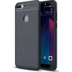 Htc Desire 12+ Plus Deri Görünümlü Lux Niss Silikon Kılıf