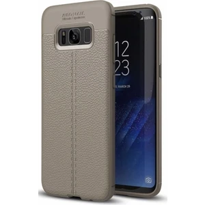 Samsung Galaxy S8 Deri Görünümlü Lux Niss Silikon Kılıf