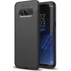 Samsung Galaxy S8+ Plus Deri Görünümlü Lux Niss Silikon Kılıf