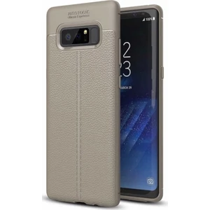 Samsung Galaxy Note 8 Deri Görünümlü Lux Niss Silikon Kılıf