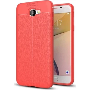 Samsung Galaxy J7 Prime 2 Deri Görünümlü Lux Niss Silikon Kılıf