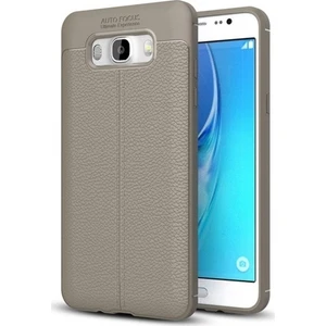 Samsung Galaxy J7 2016 Deri Görünümlü Lux Niss Silikon Kılıf