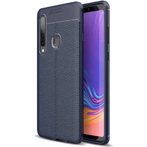 Samsung Galaxy A9 2018 Deri Görünümlü Lux Niss Silikon Kılıf