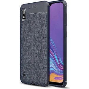 Samsung Galaxy A10 Deri Görünümlü Lux Niss Silikon Kılıf