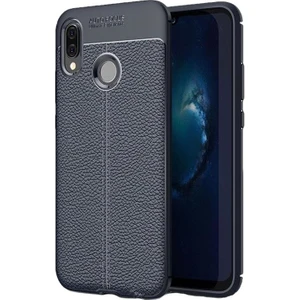 Samsung Galaxy M20 Deri Görünümlü Lux Niss Silikon Kılıf
