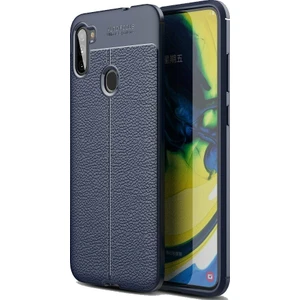 Samsung Galaxy M11 Deri Görünümlü Lux Niss Silikon Kılıf