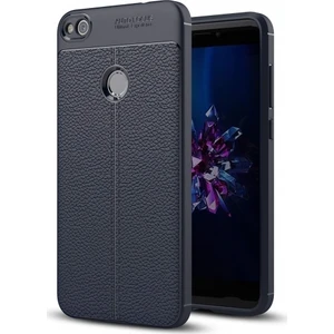 Huawei P9 Lite Mini Deri Görünümlü Lux Niss Silikon Kılıf
