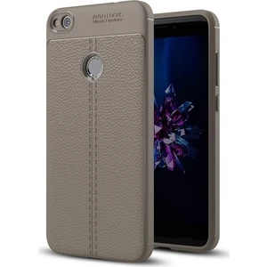 Huawei P9 Lite Mini Deri Görünümlü Lux Niss Silikon Kılıf