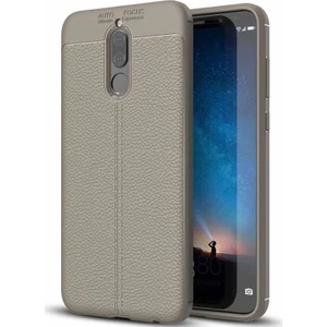 Huawei Mate 10 Lite Deri Görünümlü Lux Niss Silikon Kılıf