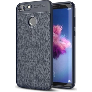 Huawei P Smart (2018) Deri Görünümlü Lux Niss Silikon Kılıf
