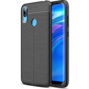 Huawei Y7 Prime 2019 Deri Görünümlü Lux Niss Silikon Kılıf