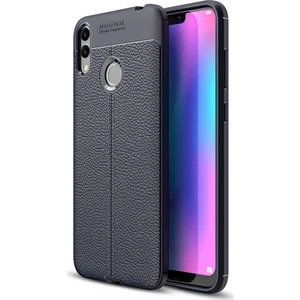 Huawei Honor 8c Deri Görünümlü Lux Niss Silikon Kılıf