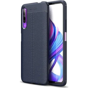 Huawei P Smart Pro Deri Görünümlü Lux Niss Silikon Kılıf