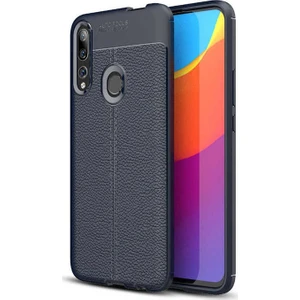 Huawei P Smart Z Deri Görünümlü Lux Niss Silikon Kılıf