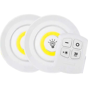 Powermaster Beyaz 150 Lümen Cob LED Yuvarlak Çift Ampül Kumandalı