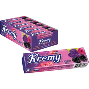 Kremy Böğürtlen Aromalı Toffee Şeker 23 gr x 24'lü
