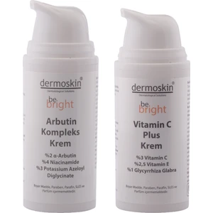 Leke Gideririci Be Bright Arbutin Kompleks Krem + Be Bright Vitamin C Plus Krem -2'li