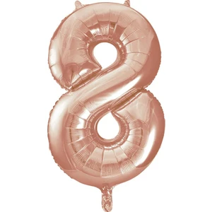 8 Rakam Rose Gold Folyo Balon 40 cm
