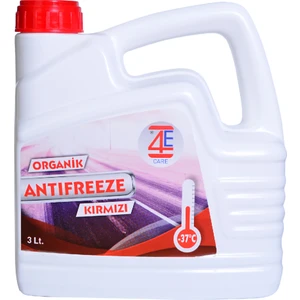 4E CARE Organik Antifiriz Kırmızı 3 lt (-37°c)