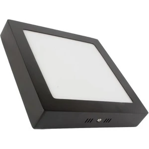 Sıva Üstü Slim LED Downlight Ir Sensörlu Siyah Gövde 24W Kare 3000K Gunışığı Işık 263338