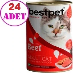 24 Adet Sığır Etli Yetişkin Kedi Konservesi 400 gr
