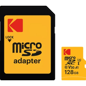 Msd 128GB Uhs-I U3 Ultra Ultra Performans Micro Sd Kart + Sd Adaptör