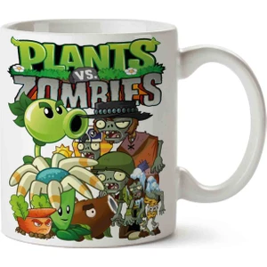 Art Hediye Plants Vs Zombıes Baskılı Kupa Bardak
