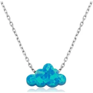Adal Silver Kadın 925 Ayar Gümüş Bulut Opal Kolye