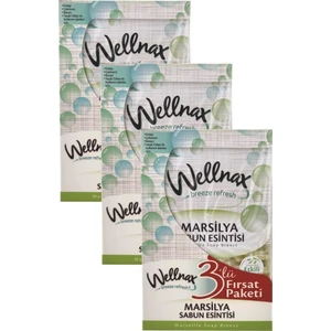 Wellnax Breeze Refresh Dolap ve Çekmece Kokusu Marsilya Sabun Esinti Kesesi X3
