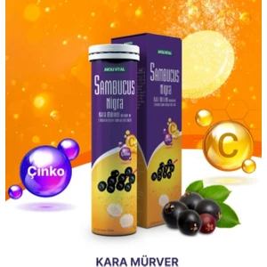 Aksu Vital Sambucus Nigra Kara Mürver Efervesan 20 Tablet